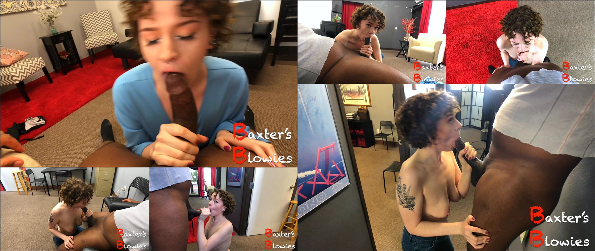BaxtersBlowies – Curly Hair Cutie Overwhelmed By Cock (Oct 6, 2023)