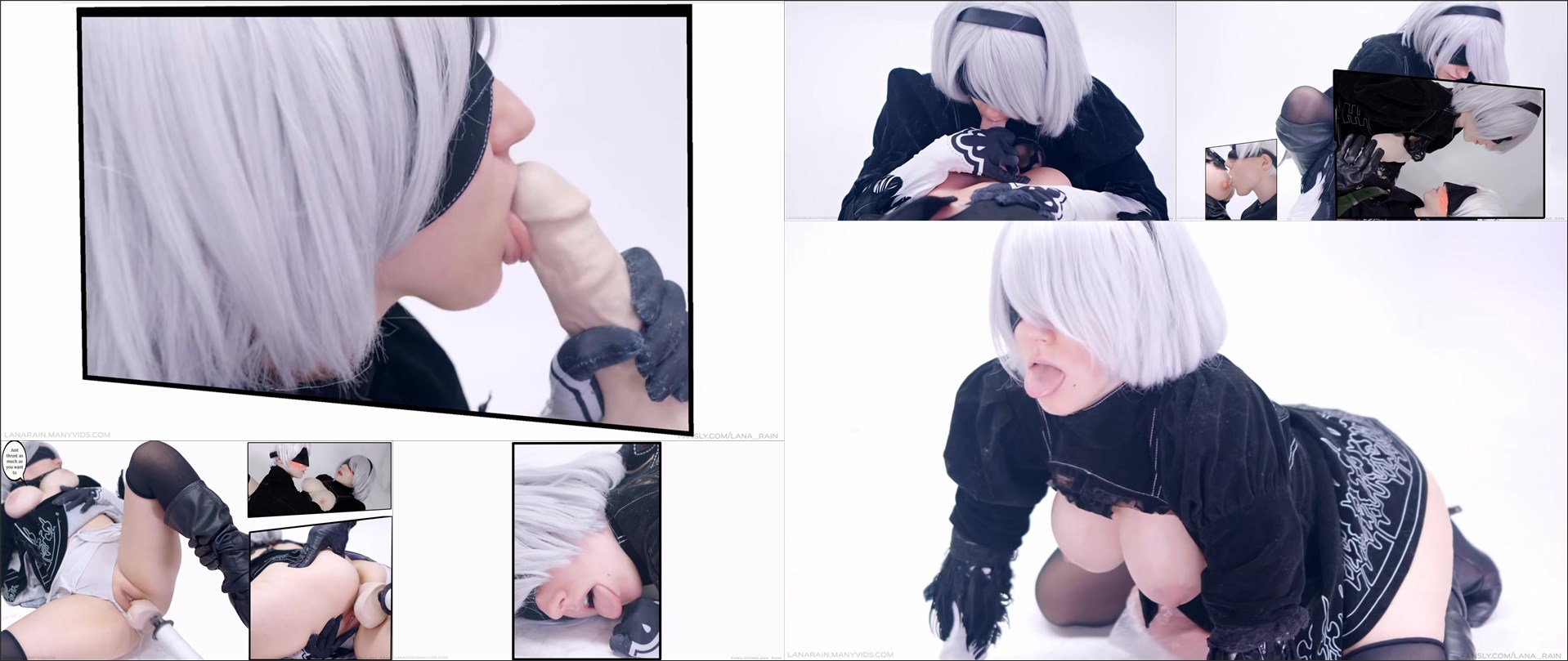 ManyVids – Lana Rain Live Action Hentai Comic 2B 9S NieRAutomata (Dec 8, 2023)